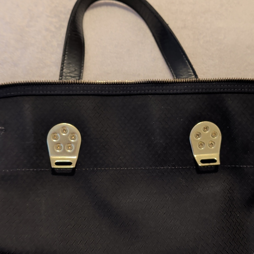 Dooney & Bourke Black Satchel with Gold Hardware - Picture 6 of 7